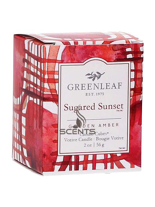 Аромасвічка кубик Greenleaf Зацукрований Захід сонця Sugared Sunset